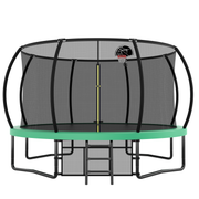 12FT Recreational Kids Trampoline with Safety Enclosure Net