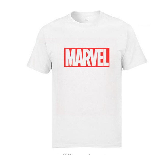 Marvel Printed T Shirt Men's Tops Tees Top Quality Cotton Casual Men Tshirt Marvel T-Shirts Man