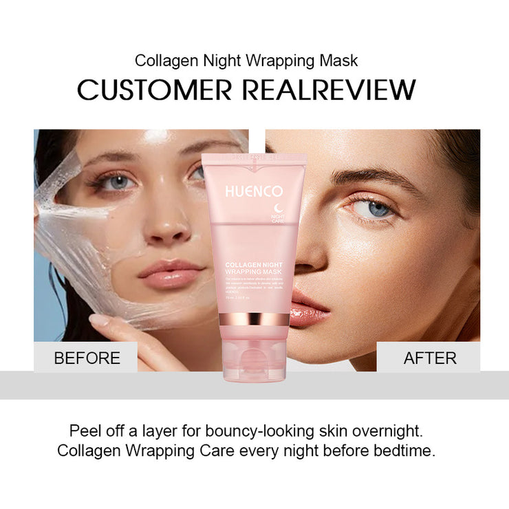 Collagen peel-off mask smearable deep cleansing skin rejuvenation moisturizing skin care sleeping mask