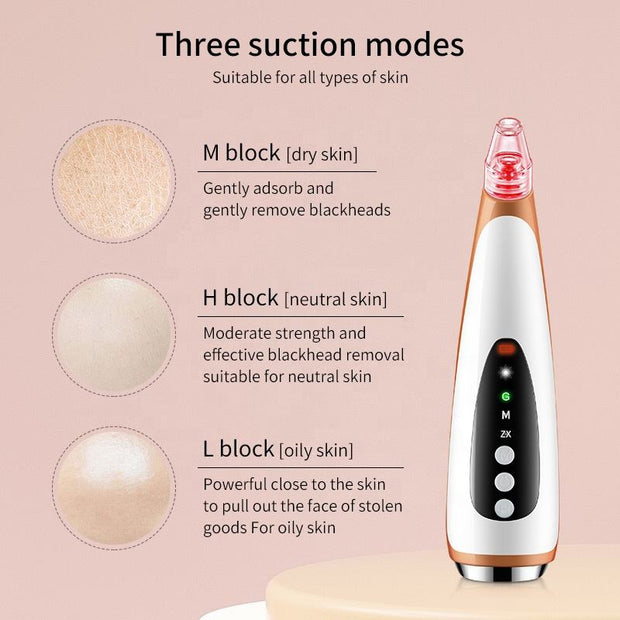 New Electric Suction Blackheads Pore Cleaning Surface Instrument