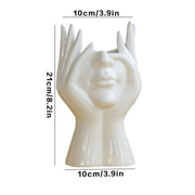 Human Body Ceramic Vase Human Shape Art Vase Nordic Home Decoration Ceramic Vase