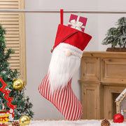 Christmas Dwarf Faceless Old Man Striped Socks Christmas Tree Pendant Large Gift Bag Christmas Decorations