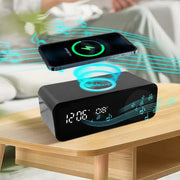 Time display wireless charging Bluetooth speaker