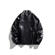 Men's motorcycle leather jacket