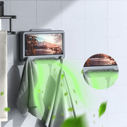 360 Degree Rotating Mobile Phone Holder Phone Stand Shower Phone Holder with Hook Waterproof Custom