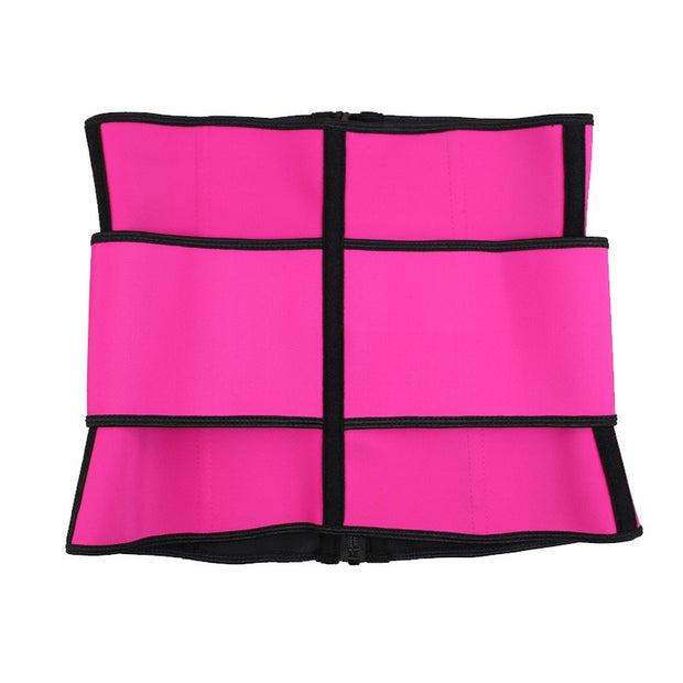 9 Steel Bone Tummy Belt Single Belt Zipper Style Plastic Abdominal Belt Waist Trainer Plastic Belt Waist Strap