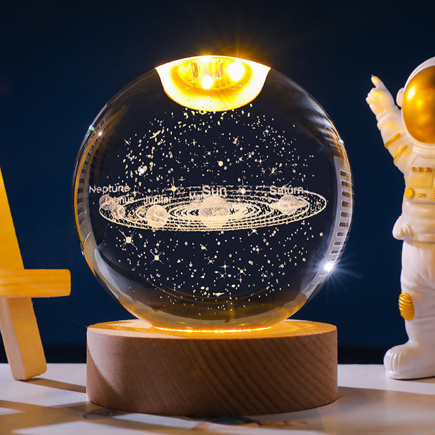 Starry Sky 3D Micro Landscape Crystal Ball Home