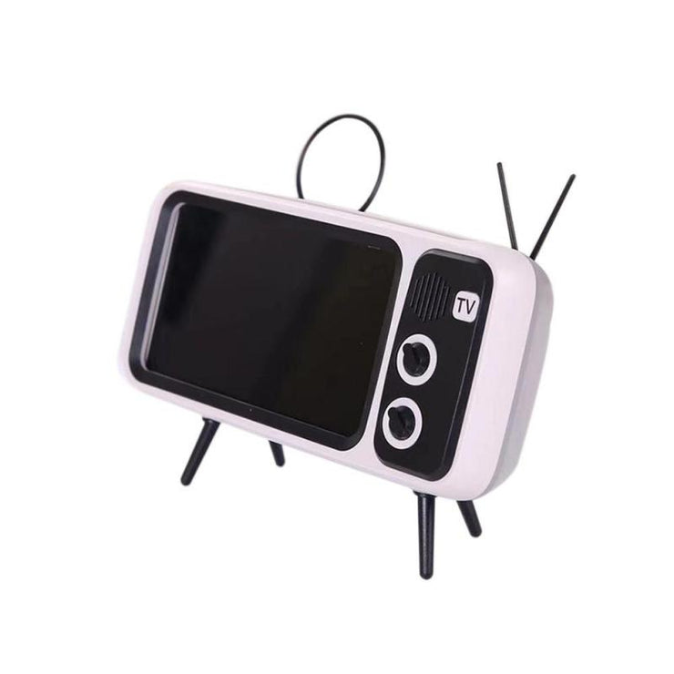 Retro TV Mobile Phone Screen Stand Cell Phone Mounts Holder for 4.7-5.5in mini Waterproo Mobile Phone Screen for Smart Phone