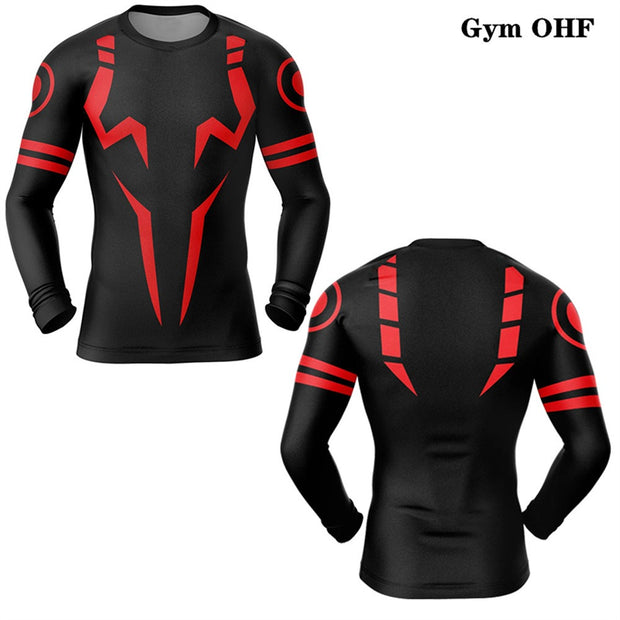 Fitness clothes, tight fitting clothes, quick drying clothes, short sleeves, long sleeves for men