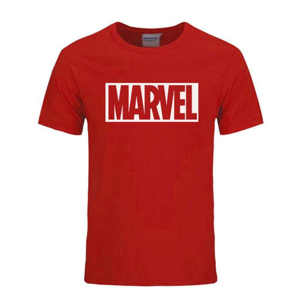 Marvel Printed T Shirt Men's Tops Tees Top Quality Cotton Casual Men Tshirt Marvel T-Shirts Man