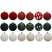 Christmas Ball 8cm Christmas Tree Hanging Ball Window Decoration Suede Ball