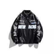 Men's motorcycle leather jacket