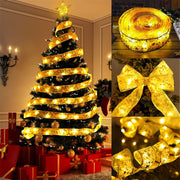 Christmas Ribbon Lights Christmas Tree Decoration Lights Ribbon Lights