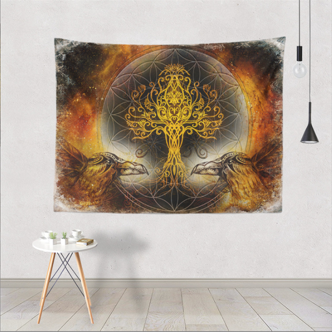 Home tapestry Nordic Viking decoration