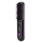 LCD wireless straightening comb rechargeable ceramic electric