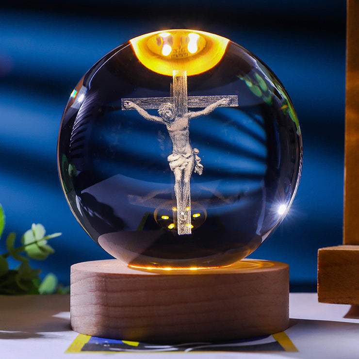 Starry Sky 3D Micro Landscape Crystal Ball Home