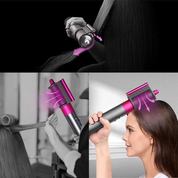 Anti-Flight Flyaway Attachment Nozzle for Dyson Airwrap Smoothing Dryer Accessories for Dyson HS05/01 Straightening Hair Nozzle