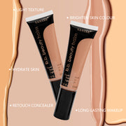 Long-Lasting Concealer Foundation Moisturizing Natural Color Powder Foundation