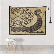 Home tapestry Nordic Viking decoration