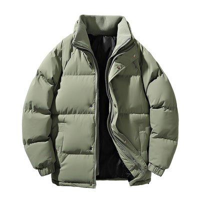 Men's cotton jacket autumn and winter new item thick warm cotton jacket stand collar cotton jacket coat loose cotton jacket top